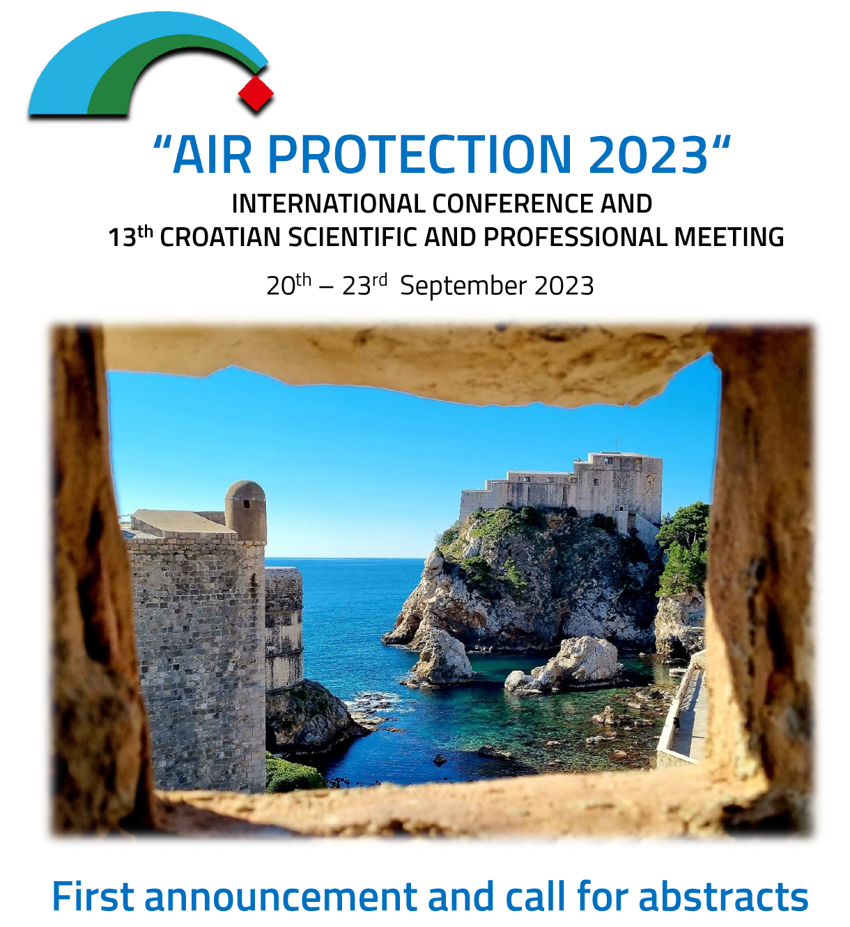 Air Protection 2023 Conference Flyer. The event will be held between the 20-23rd of September in Dubrovnik, Croatia. 