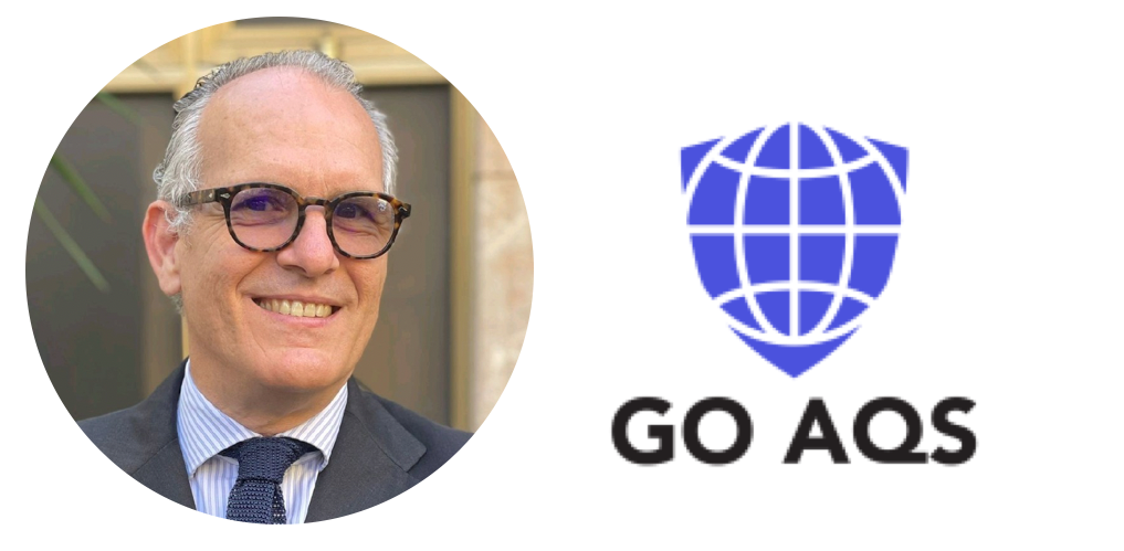 Image of Gaetano Settimo and the GO AQS Logo