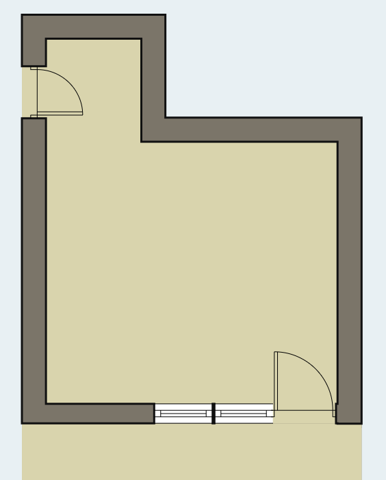 Floor Plan of Indoor Setting for Collocation Study