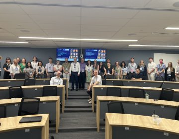 Group photo of participants at the IDEAL Cluster workshop, The Air We Share: Co-creating a Roadmap to Drive Healthier Indoor Air Quality Globally, during Indoor Air 2026 in Singapore. Researchers, policymakers and indoor air quality experts gathered to discuss barriers, opportunities and actions for healthier indoor environments.