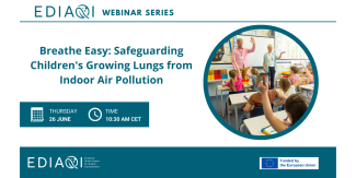 Banner of EDIAQI Webinar 8 with image of classroom